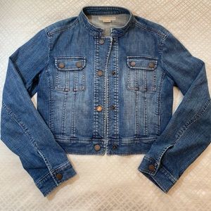 MICHAEL by Michael Kors Cropped Denim Jacket